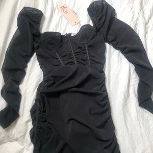 Oh Polly Black Mini dress